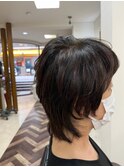 [ヘアークラフトサン] 大人女性におすすめ◎ウルフミディアム