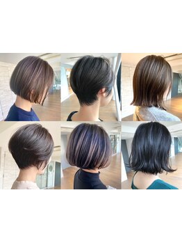 スタイリスト全員都内有名サロンでショート技術習得◇360度どこからみてもキレイなフォルムに♪