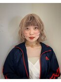 【momo】ミルクティーベージュ/ローライト