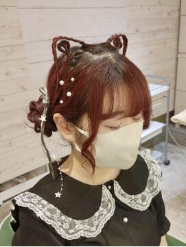 ヘアメイク エンカレッジ(HAIR MAKE encourage) ネコ耳ツイン団子