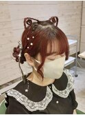 ネコ耳ツイン団子