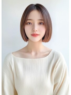 ライズ ネックス ザ サロン 渋谷(LIZE nex the salon) 小顔ボブ＃渋谷駅＃韓国#髪質改善#トリートメント