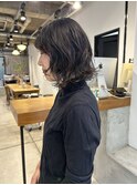 【 sayaca 】コテ巻き風パーマ　ニュアンスパーマ　ボブパーマ