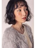 黒髪/ボブルフ/ネビージュ/小顔/ワンレン/高円寺/髪質改善/
