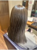 冬カラーくすみベージュ☆ナチュラルモード☆20代30代髪型