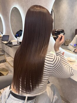 ラナ カスガイ(Lana KASUGAI)の写真/【春日井駅徒歩1分】やわらかいシルクのような指通りが人気☆【[お悩み改善]やわらか縮毛矯正+カット】