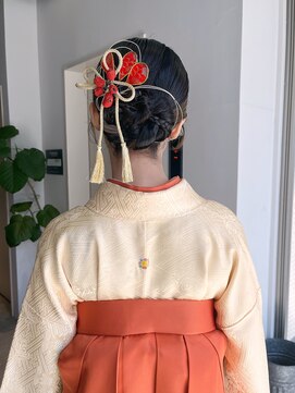 クリアオブヘアー リット(CLEAR of hair LiT) 卒業式ヘアセット