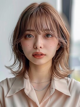 レヴ 草加店(LEV.) イメチェン　外ハネ　ボブ　美髪　ワイドバング　ブルーブラック