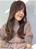顔型別ヘアスタイル特集/チェリーブラウン/ニュアンスカラー