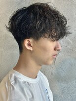 ニアウ 高崎店(Niau)&nbsp;波巻きスパイラルパーマメンズパーマメンズマッシュ群馬高崎眉毛