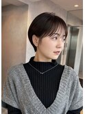 ショートカットショートヘアコンパクトショートボブ丸みショート
