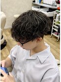波巻きパーマ