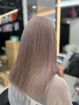 ラピス 渋谷本店(Lapis) ホワイトミルクティー/ブリーチカラー/ハイトーン/髪質改善