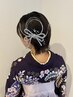 成人式ヘアセット♪(9：00より前の予約はお電話かLINEでお願いします)