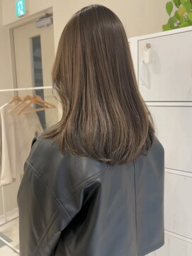 ザックジングウ 表参道(ZACC JINGU) 透明感カラー/ベージュカラー/ブリーチなしカラー/ミディアム