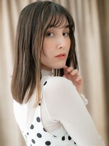 カバーヘア ブリス 志木南口駅前店(COVER HAIR bliss)&nbsp;フェイスフレーミング艶感ストレートミディアムX志木20代30代