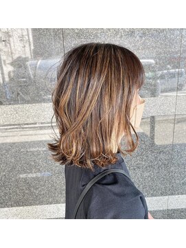 シアン 大倉山店(CYAN) ☆ゆるふわハイライト×グレージュ☆