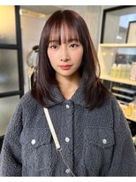 サクラ オモテサンドウ(SAKURA)&nbsp;ミディアムヘア/レイヤーカット/ボルドー/暗めカラー/表参道