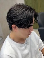 エルマーク 四条烏丸(L-MARK)&nbsp;ニュアンスパーマ/センターパート/マッシュ/カルマパーマ/メンズ