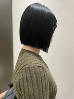 ソー 銀座(SAUT)&nbsp;髪質改善ストレート/ボブ/ブルーブラック暗髪