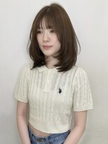 アクシス 栄店(`AXIS)&nbsp;イメチェン/ピンクベージュ/アンブレラカラー/前髪/栄/矢場町