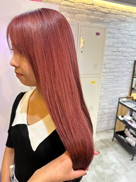 アトレ(attrait) ワンブリーチで作るピンクラベンダー