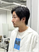 ヘアー アイス 御器所本店(HAIR ICI)&nbsp;刈り上げないメンズカット すっきり☆ショートアップスタイル
