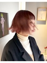 スイウ(suiu)&nbsp;まろやかアプリコット×ニュアンスボブ