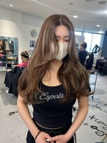 キング 京橋店(K!ng)&nbsp;髪質改善レイヤーカットイルミナケアブリーチハッシュカット