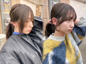 ミリ(mm)の写真/ミリ単位までこだわったカットで魅せる圧巻の似合わせテクで、顔周りの可愛さは別格☆