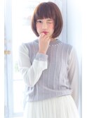 『celiloスタイル』、ラウンドボブ、メルティーベージュ