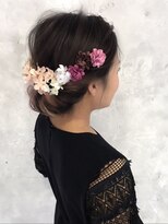 ニコ(nico...) インナーカラー ヘアアレンジ