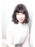 【アルティ】グレージュドラマチックなボブ