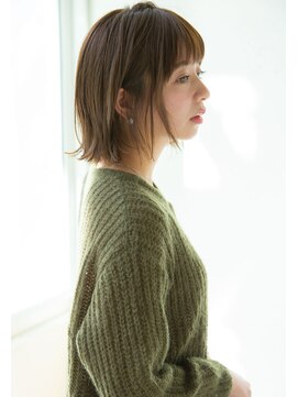 アンアミ オモテサンドウ(Un ami omotesando) 【Unami】　2018秋　柔らかいパーマ×小顔ミディアム　島田