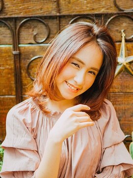 プロデュース 相模原店(Produce) 簡単スタイリング♪うるツヤ愛されブラウン☆セミディ