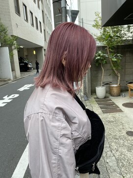 ネイヴィル オモテサンドウ(navile omotesando) ☆ブリーチありピンクベージュ☆20代30代40代