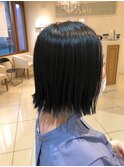 blue-black★外ハネボブ