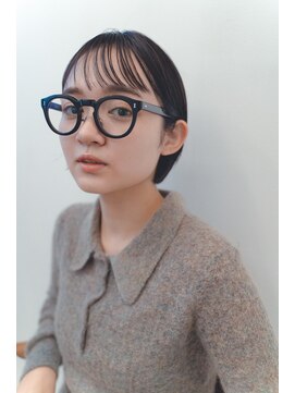 ネルケ 立川(nelke) 黒ぶち×bob