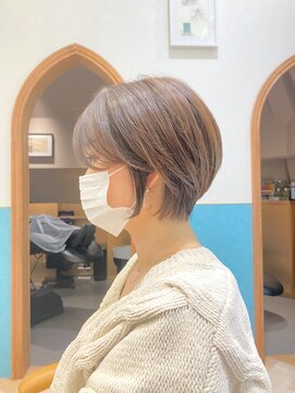 ロンド レグリーズ 立川(Lond leglise) 【山方　直也】マッシュショート×小顔×大人かわいい