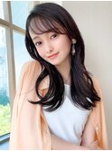 大人くびれヘア＊ヨシンモリ韓国前髪ミディアム髪質改善