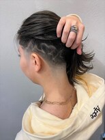 ビンゴ(BINGO)&nbsp;ba563黒髪ニュアンスカラーバリカンアートアッシュブラック