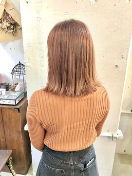 リッカ(RICCA) ワンブリーチのオレンジベージュカラー