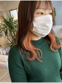 全世代/インナー/オレンジ/可愛い/韓国くびれ/藤本
