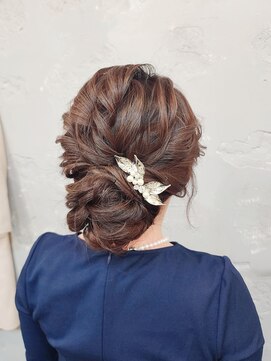 エフェ(effet) 艶コテ巻きアップ