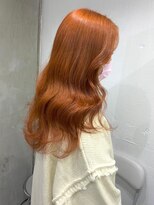 ゲーム 渋谷店(GAME)&nbsp;ダブルカラーオレンジベージュカラーケアブリーチ韓国ハイトーン