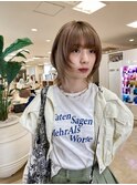 《 ハイトーンカラー 》と《 ウルフカット 》＊