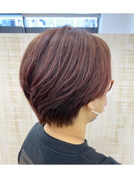 インパークス 町屋店(hair stage INPARKS) ショートヘア・ピンクベージュ・春カラー