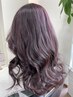 【艶カラー】カット＋艶透明感カラー＋疲労回復ヘッドスパ