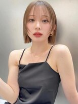 ソヨン 栄2号店(SOYON)&nbsp;小顔/切りっぱなし/ワンレン/レイヤーボブ/ボブルフ/ベージュ