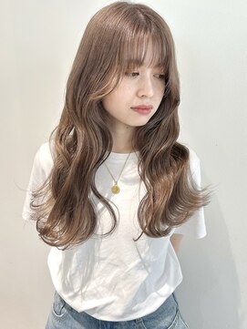 コト 福井大和田店(coto) 福井 大和田 ミルクティーベージュ ダブルカラー 韓国ヘア